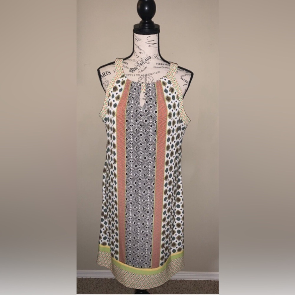 Soho Multicolor, Multiprint Dress, Size XL